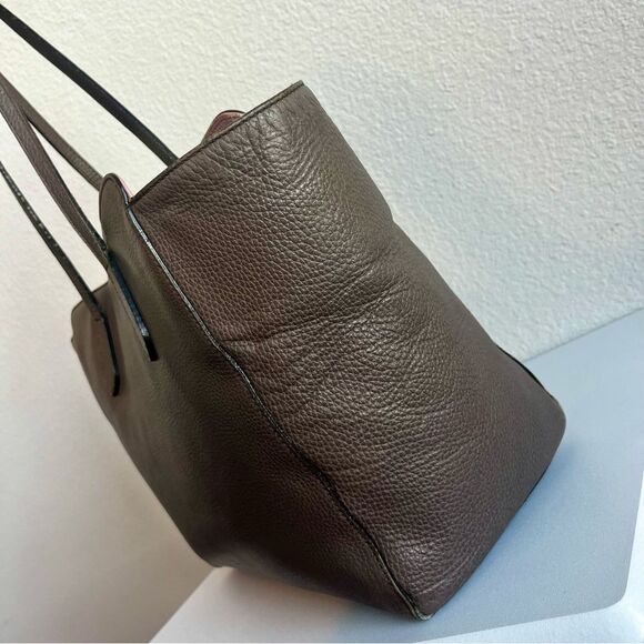 GUCCI Taupe Pink Swing Dollar Travel Tote Shoulder Bag Sylvie Jackie Disco - Picture 7 of 13